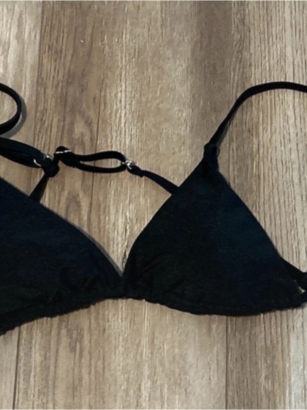 Woman’s medium Black bikini top